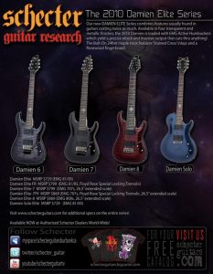 Schecter Damien Elite Guitars