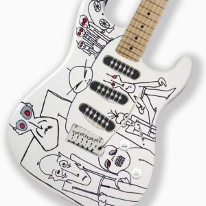 Guitarra pintada por Joe Satriani