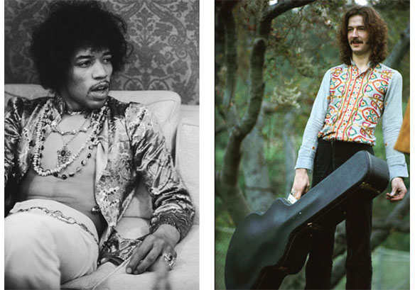 Jimi Hendrix y Eric Clapton