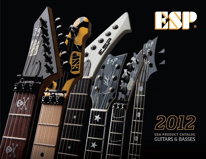 Guitarras ESP LTD catálogo 2012