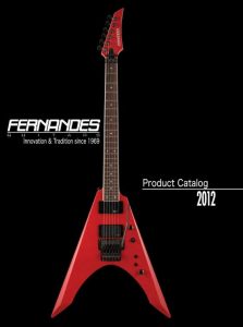 Catálogo de guitarras Fernandes 2012