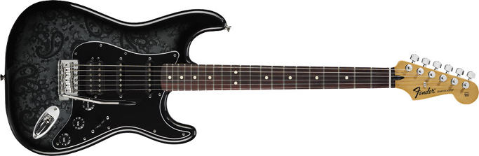 Fender Black Paisley Stratocaster HSS