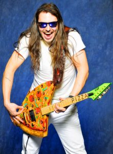 Andrew W.K. ESP pizza guitar