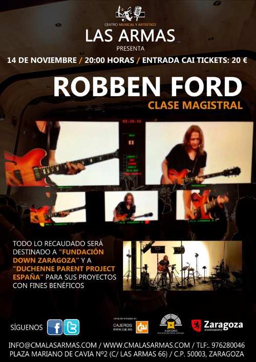Master Class de Robben Ford en Zaragoza