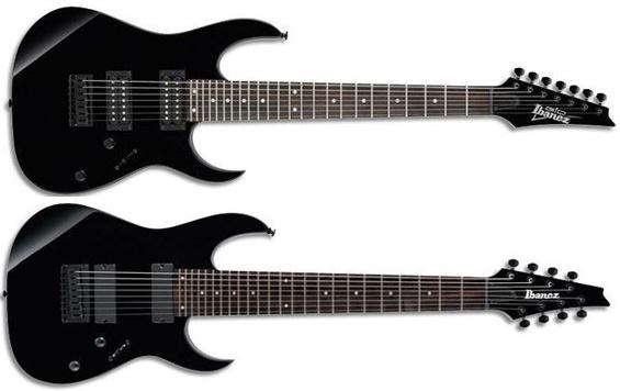 ibanez 2013 7 8 strings guitars
