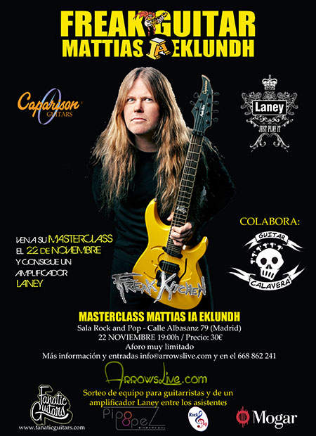Masterclass y concierto de Mattias IA Eklundh en Madrid