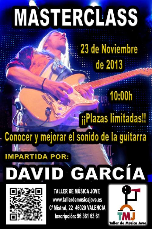 Masterclass de David García "Conocer y mejorar el sonido de la guitarra"