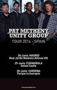 Conciertos de Pat Metheny Unity Group