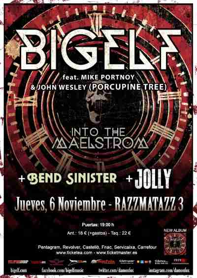 BIGELF con Mike Portnoy en Barcelona