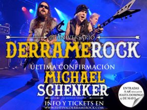 Michael Schenker actuará en el Derrame Rock