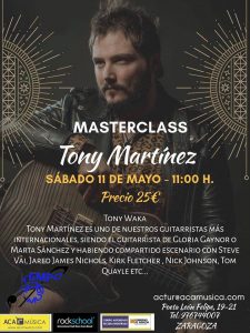 Masterclass Tony Martinez Zaragoza