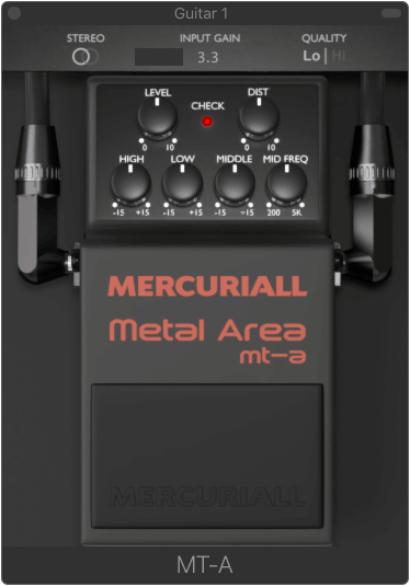 Boss Metal Zone VST plugin Metal Area Mercuriall