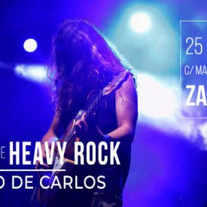 Nacho de Carlos: clinic de guitarra heavy rock en Zaragoza